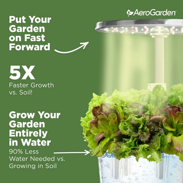 AeroGarden Harvest Elite 360 Kapalı Bahçe Topraksız Sistemi - 4