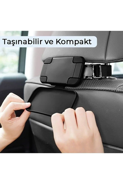 Bix Saiji T55 Araç Içi Arka Koltuk Arkası Tablet ve Telefon Tutucu - 3
