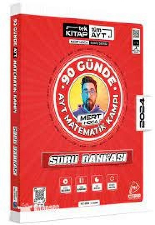 2024 AYT 90 Günde Matematik Soru Bankası Mert Hoca Yayınları GÜNCEL