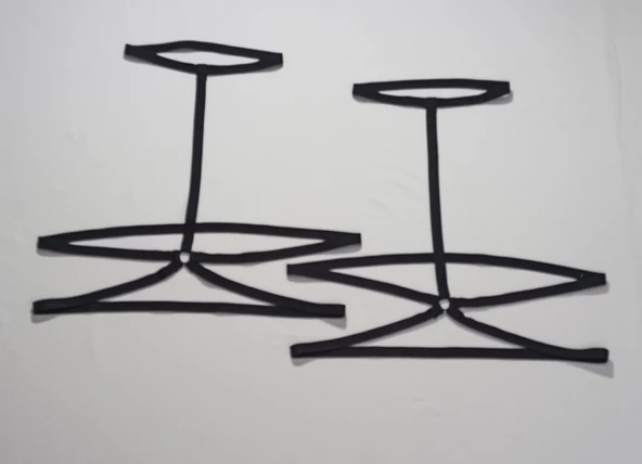 ASM1242 Kadın 2 Li Siyah Lady Dayana Bralet Askılıgı Sütyen - 5