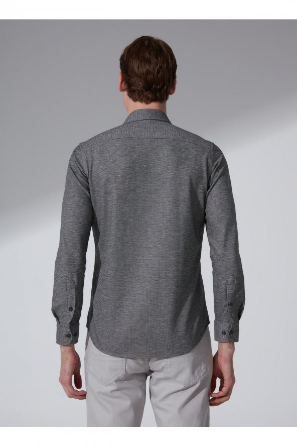 Gömlek, 2xl, Siyah - Resim 4