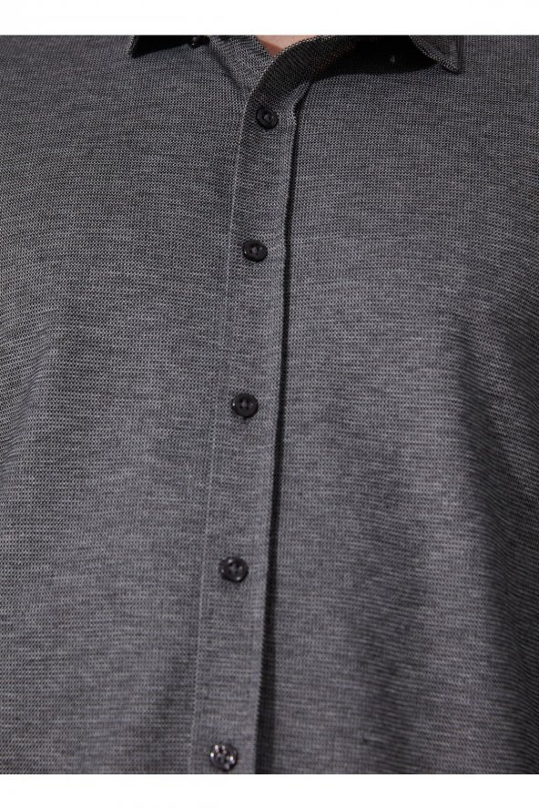 Gömlek, 2xl, Siyah - Resim 5