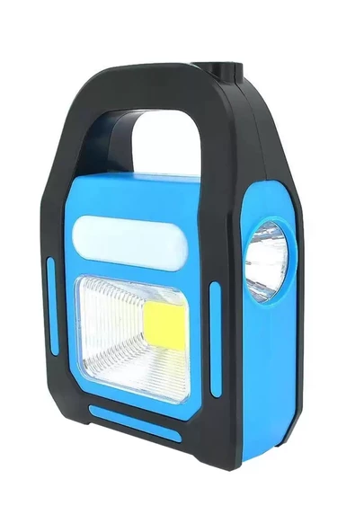 CATA CT 9955 HAZAR GÜNEŞ ENERJİLİ EL FENERİ IŞILDAK USB ŞARJ EDİLEBİLİR SOLAR  EL FENERİ - INGES - 3
