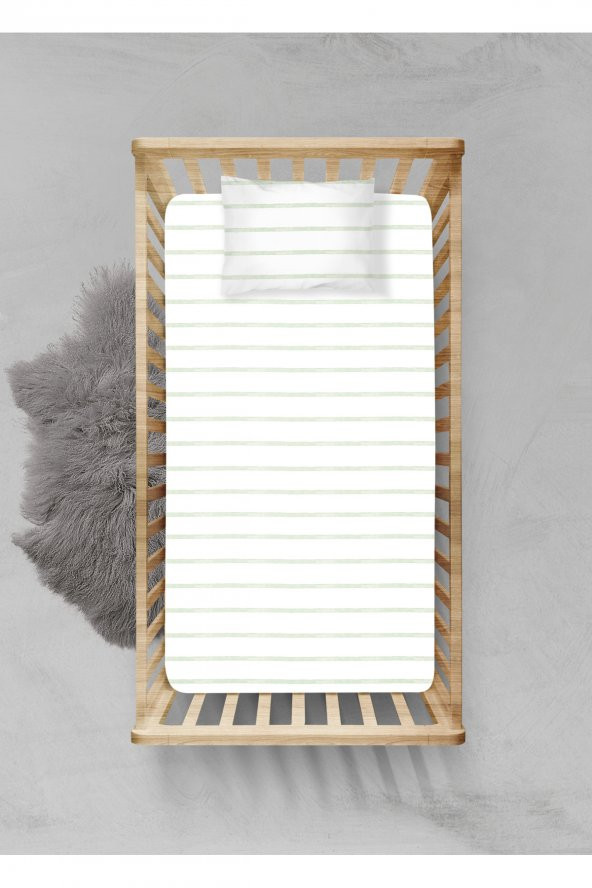 100 Pamuklu Lastikli Çarşaf Seti - (70x130+15cm) -PLCS42023048