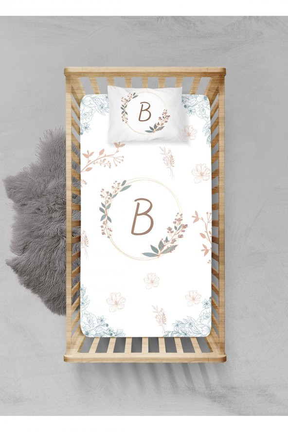 100 Pamuklu Lastikli Çarşaf Seti - (70x130+15cm) - PLCHI42023002