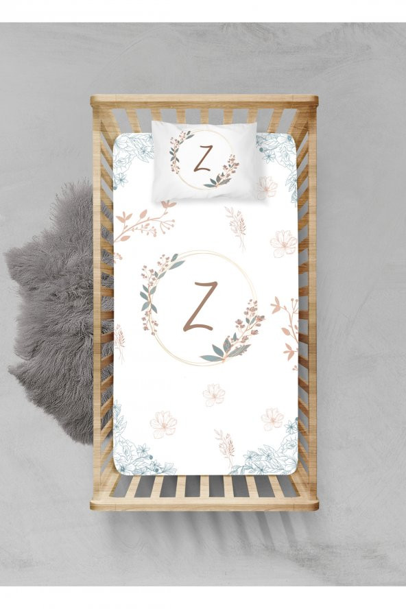 100 Pamuklu Lastikli Çarşaf Seti - (60x120+15cm) - PLCHI22023028