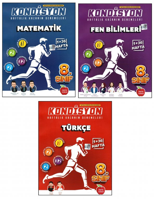 Newton 8. Sınıf LGS Matematik + Fen Bilimleri + Türkçe Kondisyon Denemeleri 3 Kitap ürün görseli