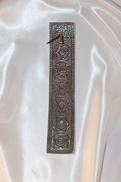 Çubuk Tütsülük İşlemeli Çelik Gümüş - Resim 10