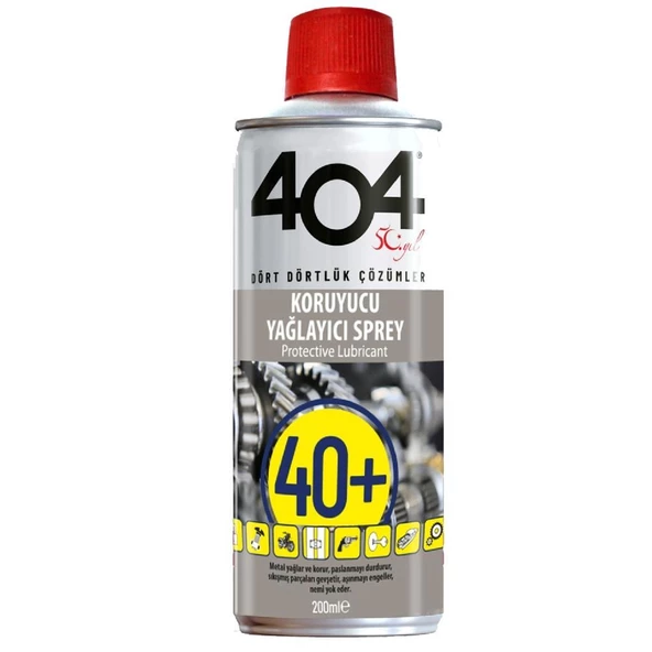 404 Çok Amaçlı Koruyucu Yağlayıcı Pas Sökücü Sprey 200 ml