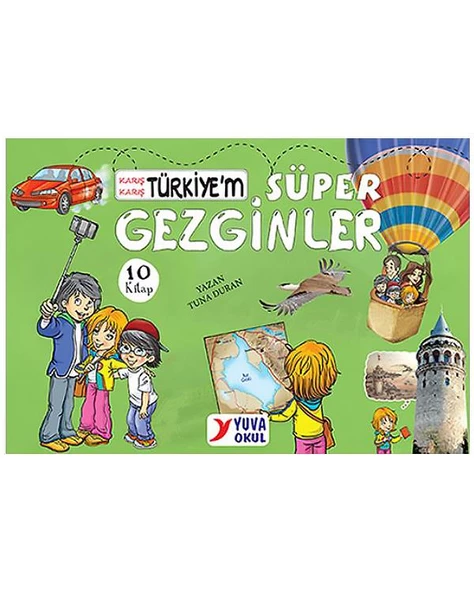 Süper Gezginler Karış Karış Türkiyem Seti 10 Kitap