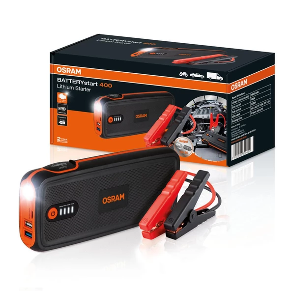 Osram Batterystart 400 Akü Takviye Cihazı Powerbank 16800 Mah