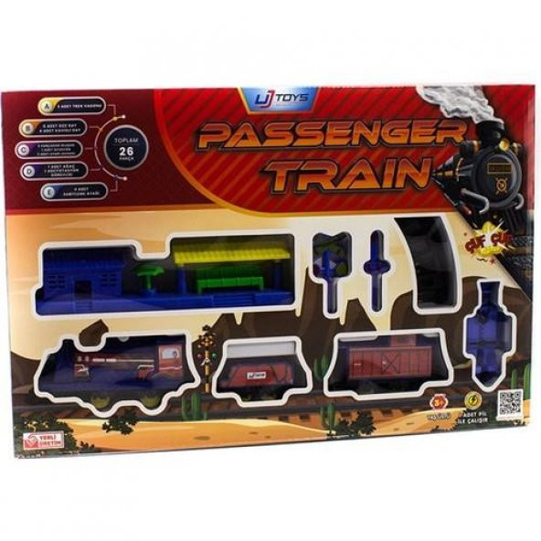 Zhltoys 26 Parçalı Pilli Tren Seti - 3