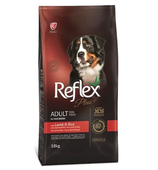 Reflex Plus Kuzu Etli ve Pirinçli Büyük Irk Yetişkin Köpek Maması 18 KG - Resim 3