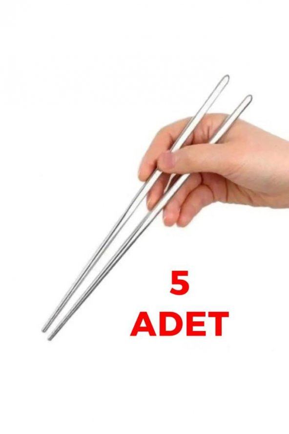 Metal Chopstick 5 Çift
