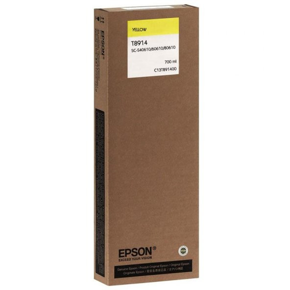 Epson Mürekkep Orj. SC-S40610, 60610, 80610 (700ml) Yellow - 2