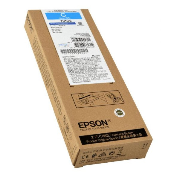Epson C13T01C200 Mürekkep Orj. - WF-C529R, C579R XL (5K) Cyan - Resim 2
