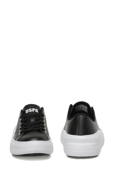U.S Polo Assn. CLEME PU 3PR Kadın Sneaker Ayakkabı Siyah Beyaz 36-40 - Resim 5