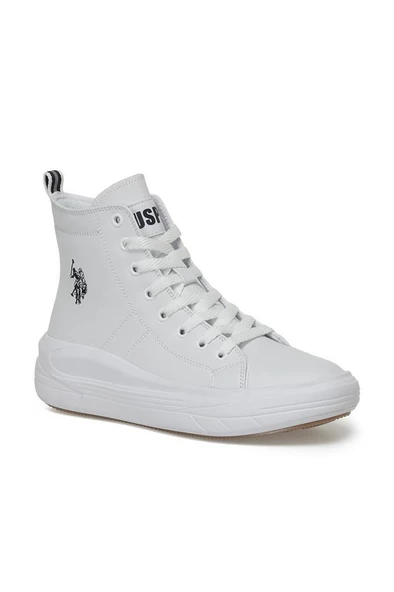 U.S Polo Assn. CLEMENTINE PU 3PR Kadın Sneaker Ayakkabı Beyaz 36-40