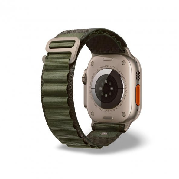 Cosmostech Akıllı Saat Watch için Uyumlu 42MM 44MM 45MM 49MM 1/2/3/4/5/6/se/7/8/ultra Çift Katman Kordon ve Kayışı Yeşil(Yeşil) - 2