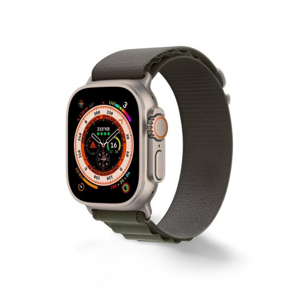 Cosmostech Akıllı Saat Watch için Uyumlu 42MM 44MM 45MM 49MM 1/2/3/4/5/6/se/7/8/ultra Çift Katman Kordon ve Kayışı Yeşil(Yeşil) - 3
