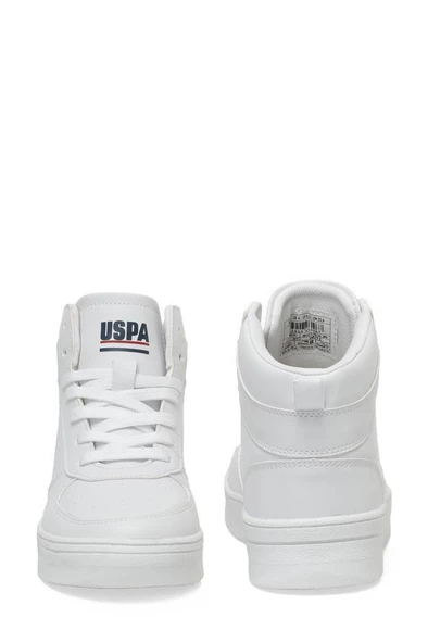 U.S Polo ARISTO GSN HI 3PR Unisex Sneaker Ayakkabı Beyaz 36-40 - 5