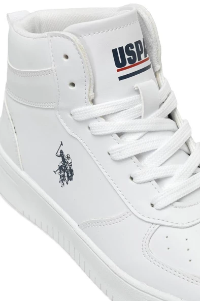 U.S Polo ARISTO GSN HI 3PR Unisex Sneaker Ayakkabı Beyaz 36-40 - 7