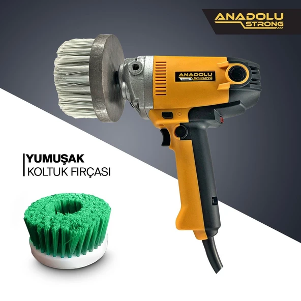 Anadolu Strong Yüksek Devirli Koltuk Halı Yıkama Makinası Ve Halı  Koltuk Fırçalama Makinası - 4