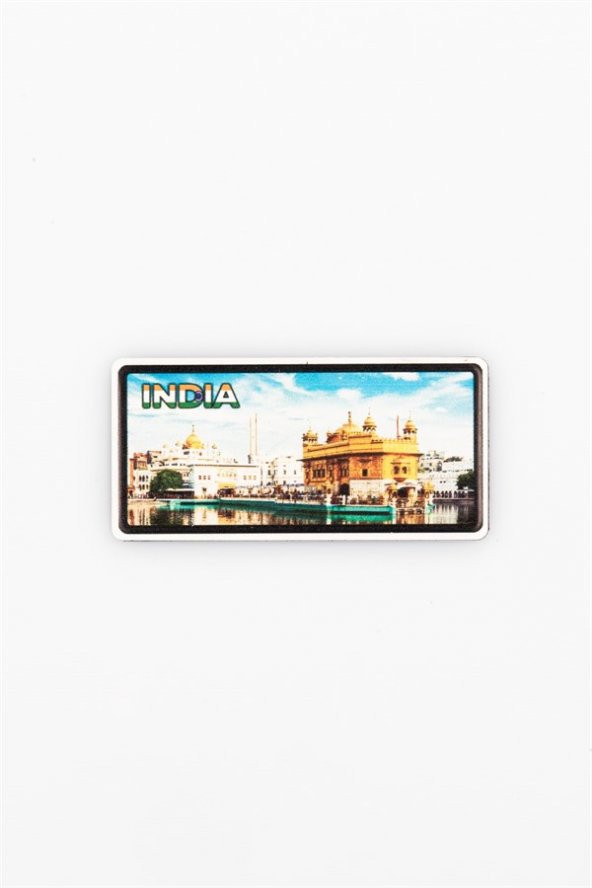Hindistan Temalı Plaka Magnet - 3