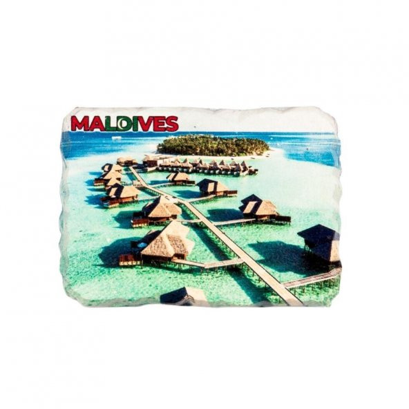 Maldivler Temalı Kırık Magnet ürün görseli