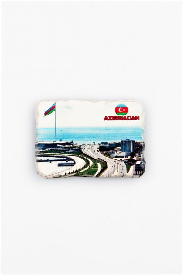 Azerbaycan Bakü Kırık Magnet - Resim 2