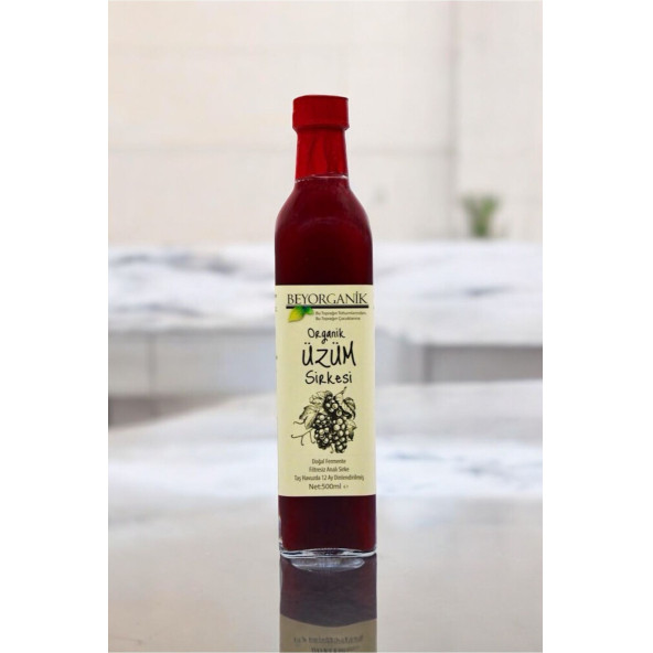 BEYORGANİK Organik Üzüm Sirkesi 500ml - 4