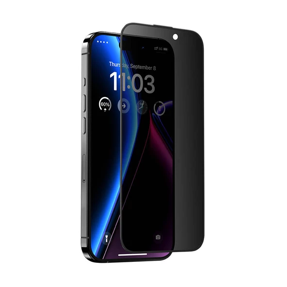 Vendas iPhone 15 Plus Uyumlu Exclusive V-Pro Privacy Hayalet Tempered Cam Ekran Koruyucu - 2