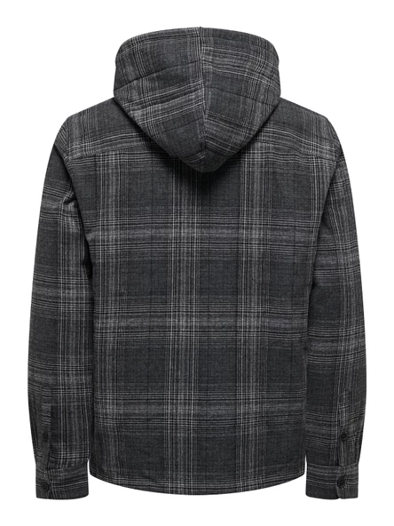 ONLY&SONS Erkek Kapüşonlu Kışlık Gömlek 22027324 - Resim 2