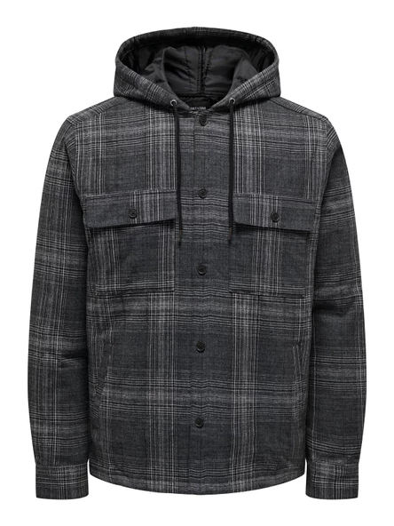 ONLY&SONS Erkek Kapüşonlu Kışlık Gömlek 22027324