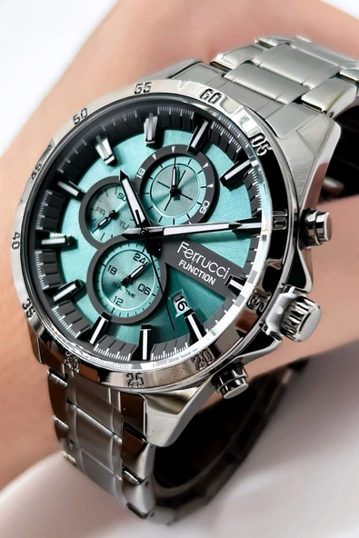 Ferrucci Function FCF13831FM.05 Çelik Kordon Erkek Kol Saati
