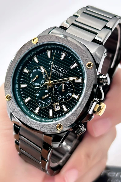 Ferrucci Function FCF03221FM.03 Çelik Kordon Erkek Kol Saati