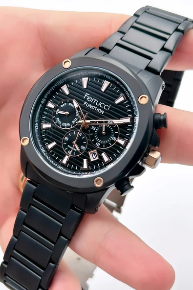Ferrucci Function FCF03221FM.04 Çelik Kordon Erkek Kol Saati - Resim 4