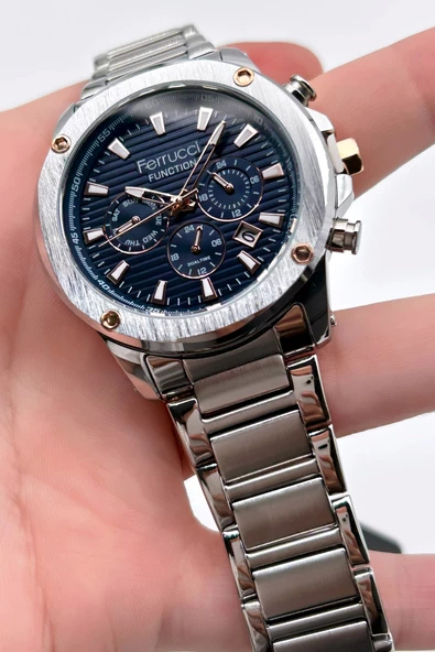 Ferrucci Function FCF03221FM.02 Çelik Kordon Erkek Kol Saati - Resim 2