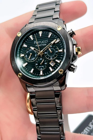 Ferrucci Function FCF03221FM.03 Çelik Kordon Erkek Kol Saati - Resim 2