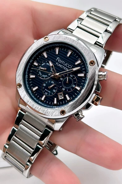 Ferrucci Function FCF03221FM.02 Çelik Kordon Erkek Kol Saati - Resim 3