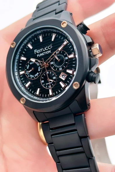 Ferrucci Function FCF03221FM.04 Çelik Kordon Erkek Kol Saati - Resim 2