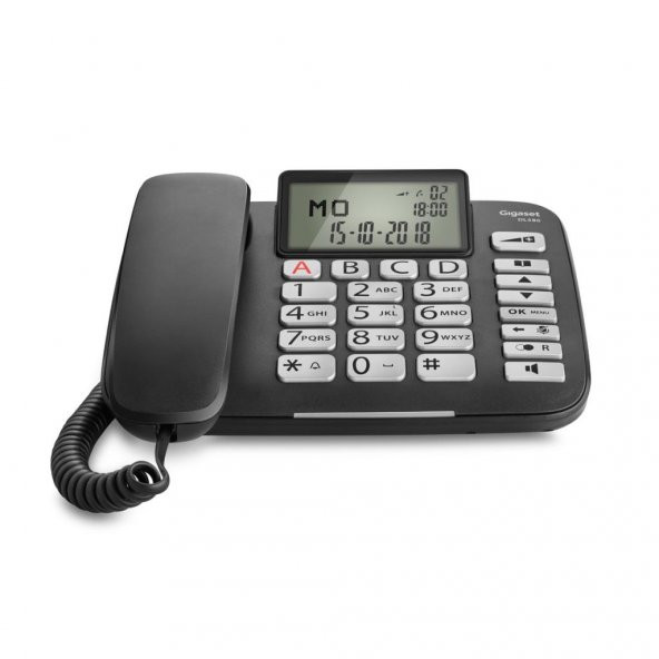 GIGASET DESK 400 KABLOLU TEL.SİYAH - 4
