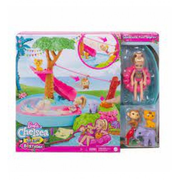 Barbie ve Chelsea Kayıp Doğum Günü Havuz Partisi Oyun