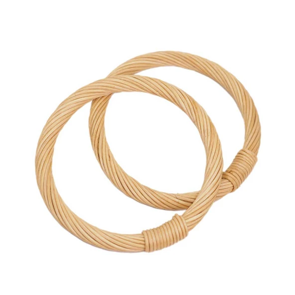 Rattan Bambu Çanta Sapı O Model  12,5CM