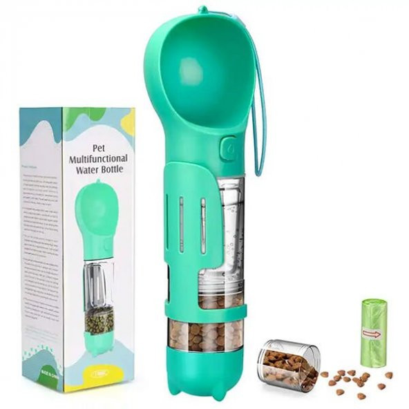 Petzz Mama Kabı İlaveli Kedi ve Köpek Seyahat Suluğu 300 Ml