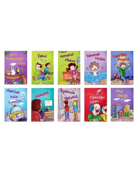 2. ve 3. Sınıf Öykü Sahili Hikaye Seti 10 Kitap - 2