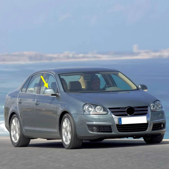 VW Jetta 2006-2010 Sağ Dış Dikiz Ayna Kapağı 1K0857538