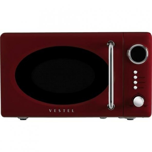 Vestel MD 20 YD Retro Bordo 20 lt Mikrodalga Fırın - 1