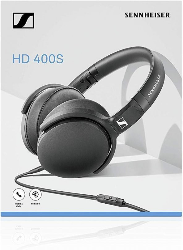 Sennheiser HD 400S Mikrofonlu Kulak Üstü Kulaklık Teşhir - 2