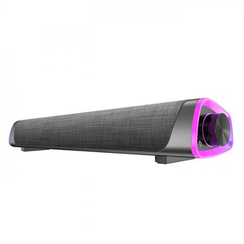 Polham Ultra Şık RGB Işıklı Bluetooth Bağlantılı 4D Bass Efektli Hoparlör Subwoofer, Masaüstü, TV Altı Hoparlör